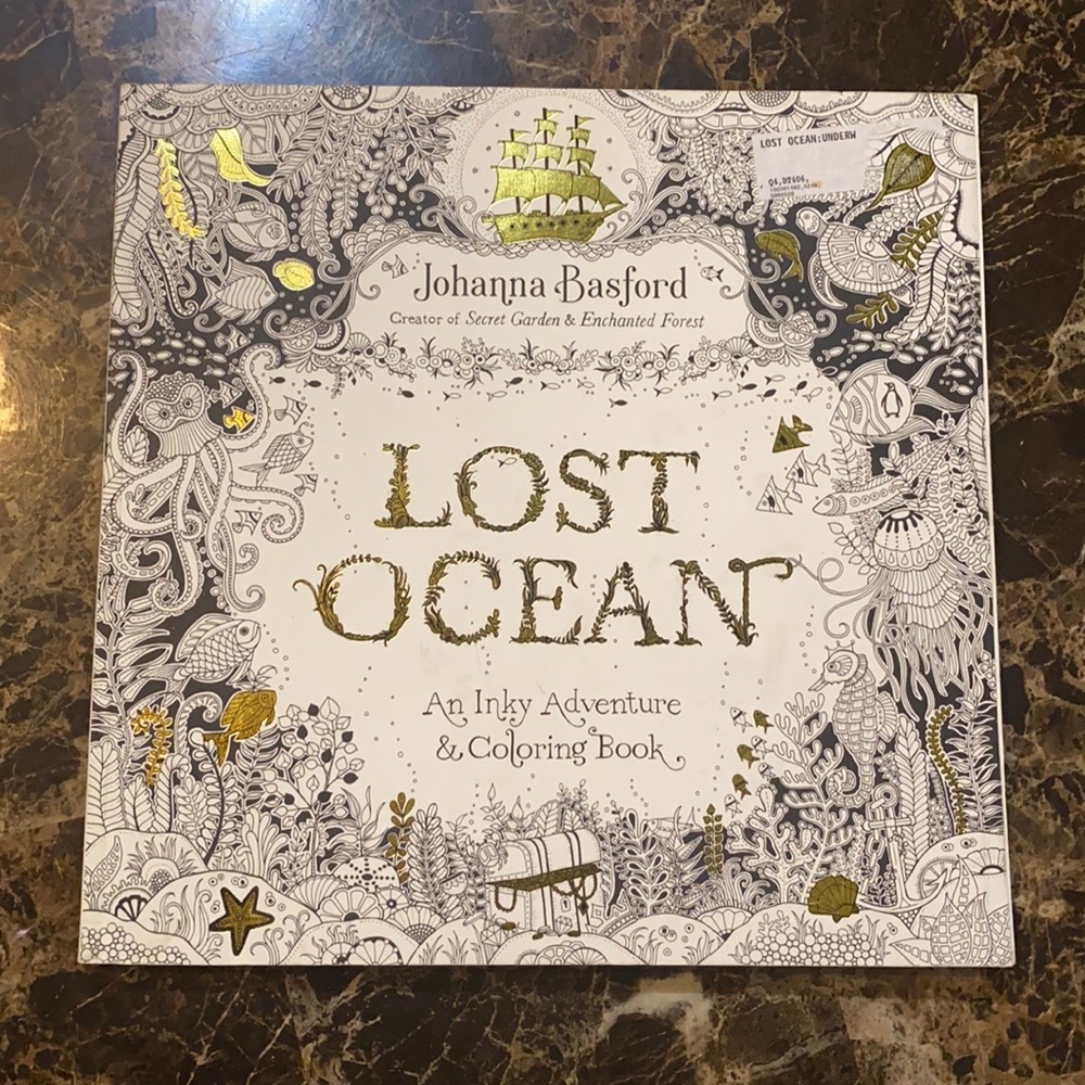 Lost Ocean An Inky Adventure and Coloring book
